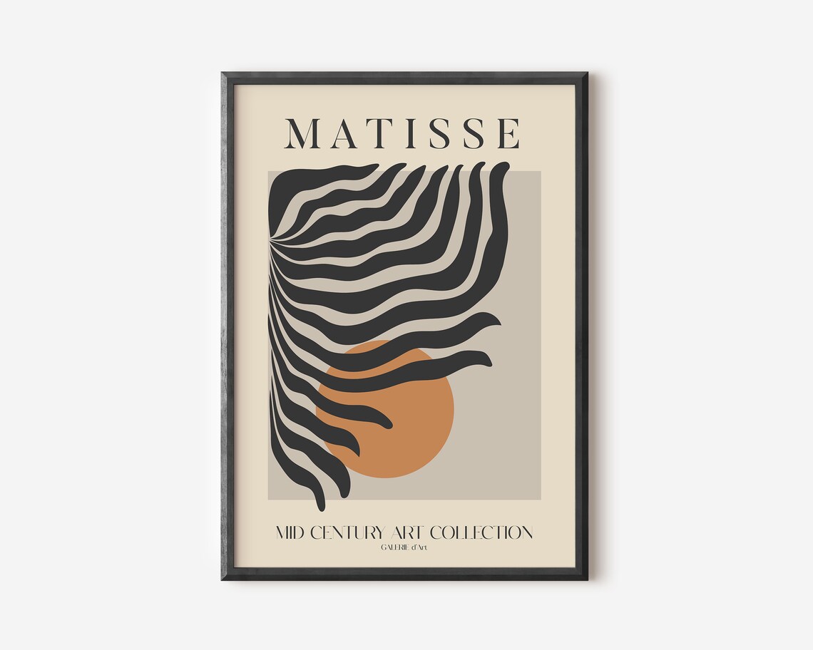 Henri Matisse Exhibition Poster, Boho Gallery Art - Image 4