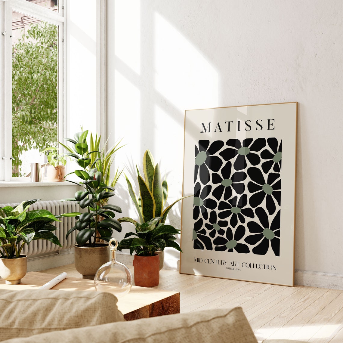 Henri Matisse Exhibition Poster Famous Gallery Wall Art Print Grey Beige Boho Art Print Wall Decor Garden Bedroom Living Room Art - Image 4
