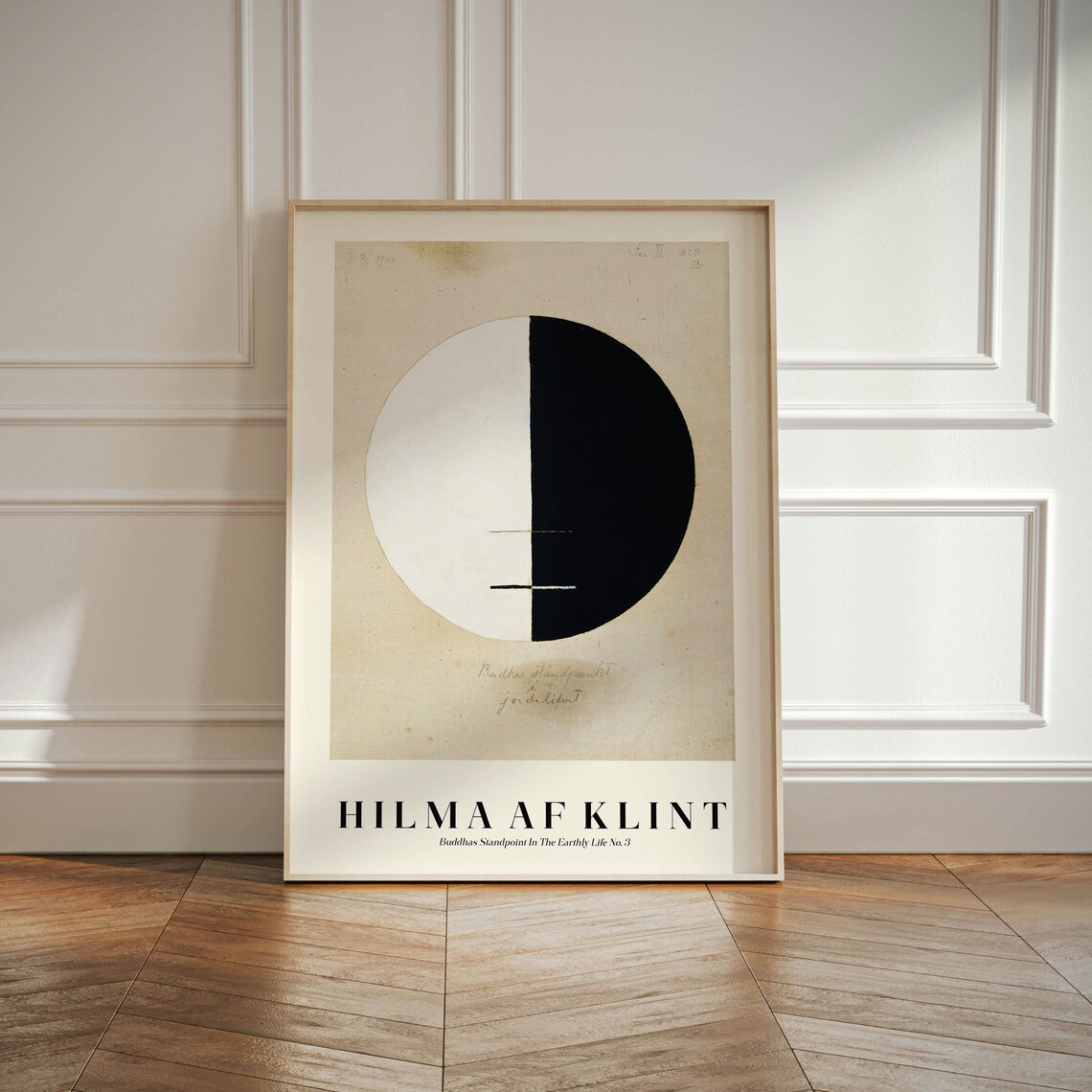 Hilma Af Klint Exhibition Abstract, Vintage Minimalist - Image 2
