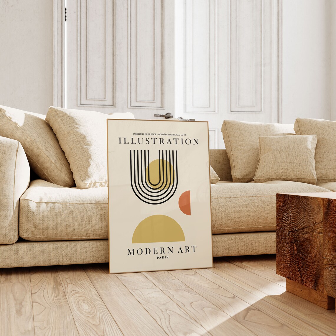 Mid Century Modern Exhibition, Minimalist Vintage Poster - Image 3