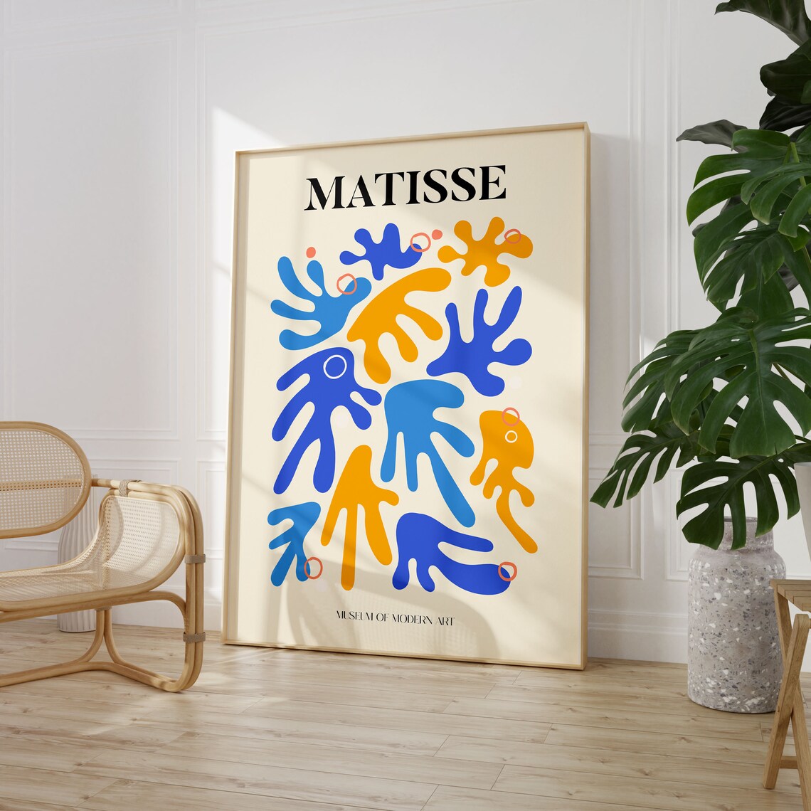 Henri Matisse Exhibition Poster, Boho Floral Garden Scenery - Image 2