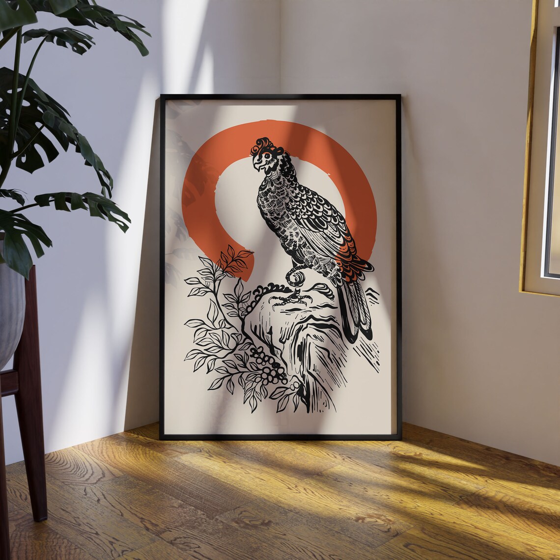 Japanese Bird Vintage Illustration, Poster Print - Image 4