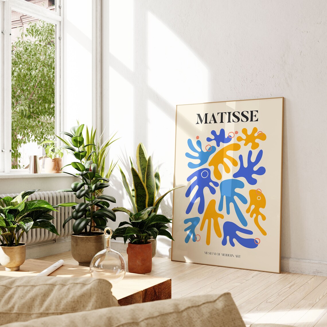 Henri Matisse Exhibition Poster, Boho Floral Garden Scenery - Image 4