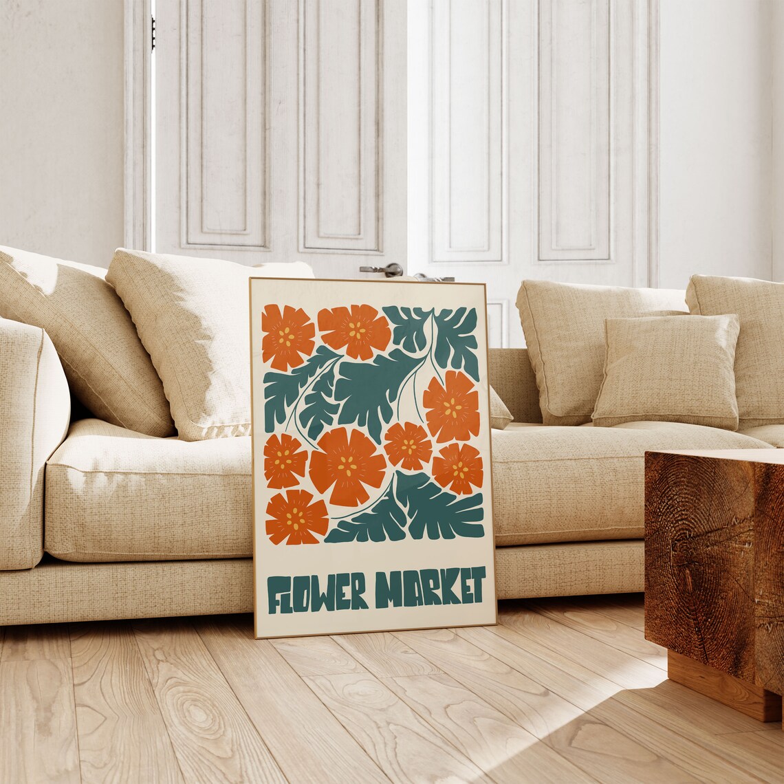 Henri Matisse Flower Market Watercolor Art Print - Image 2