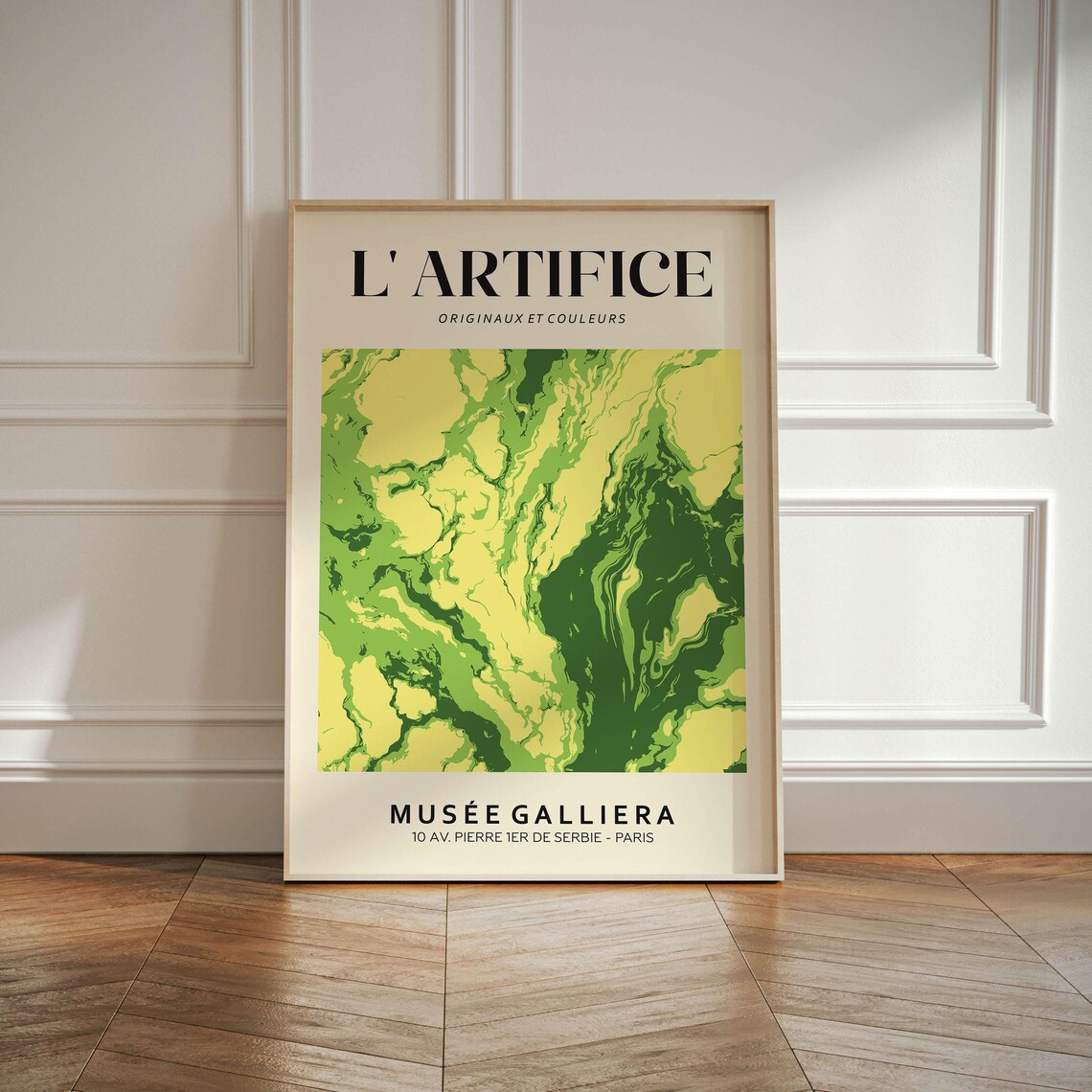 Abstract Wall Art, Minimalist Exhibition Gallery - Image 2