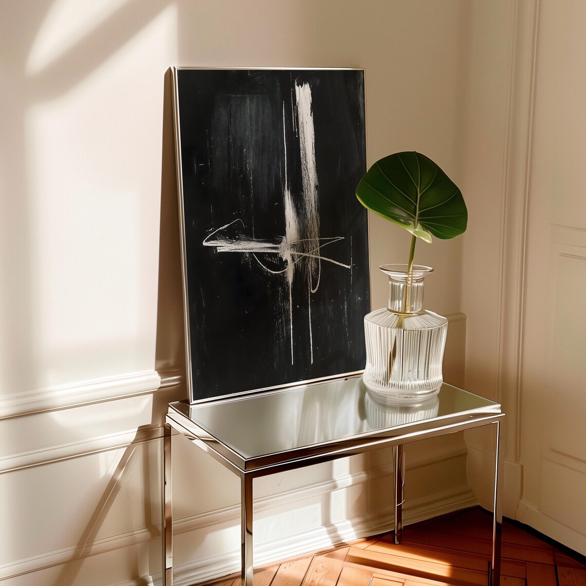 Modern Abstract Line Art, Wabi Sabi Art Print - Image 5