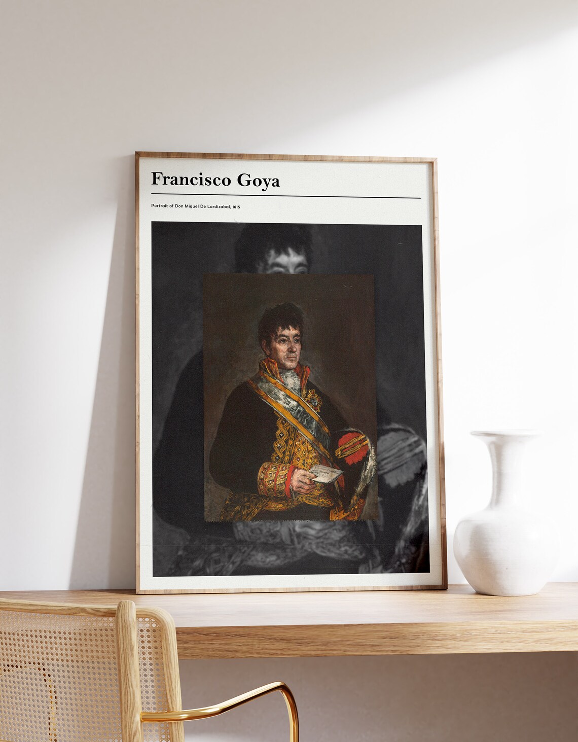 Francisco Goya Spanish Nobleman Portrait 1815 Classic Art Poster