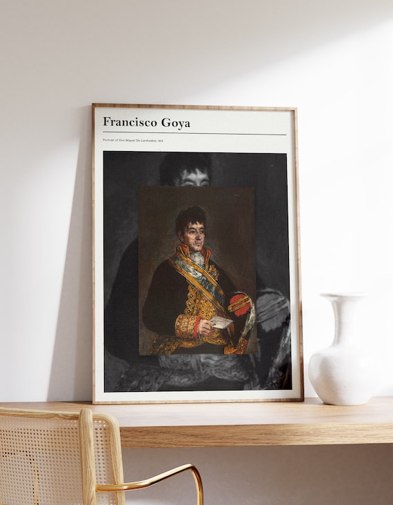 Francisco Goya Art Print Exhibition Poster Modern Wall Nouveau Eclectic
