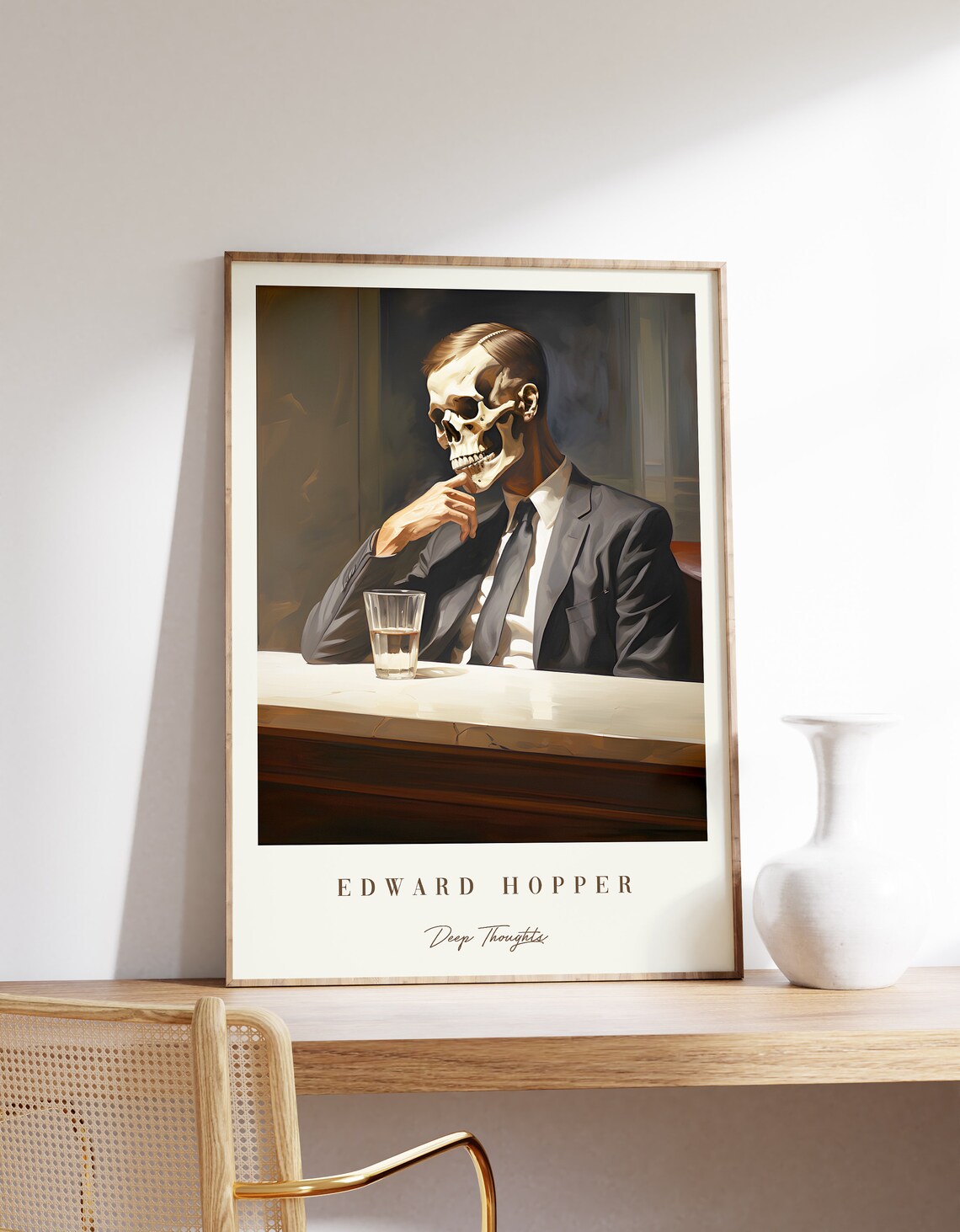 Edward Hopper Exhibition Art Print, Mid-Century