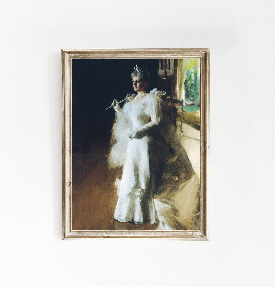 Anders Zorn Mrs Potter Palmer 1893 Swedish Portrait Art Poster