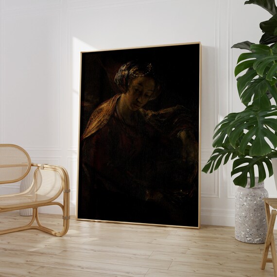 Willem Drost The Sibyl 1654 Baroque Portrait Painting Poster