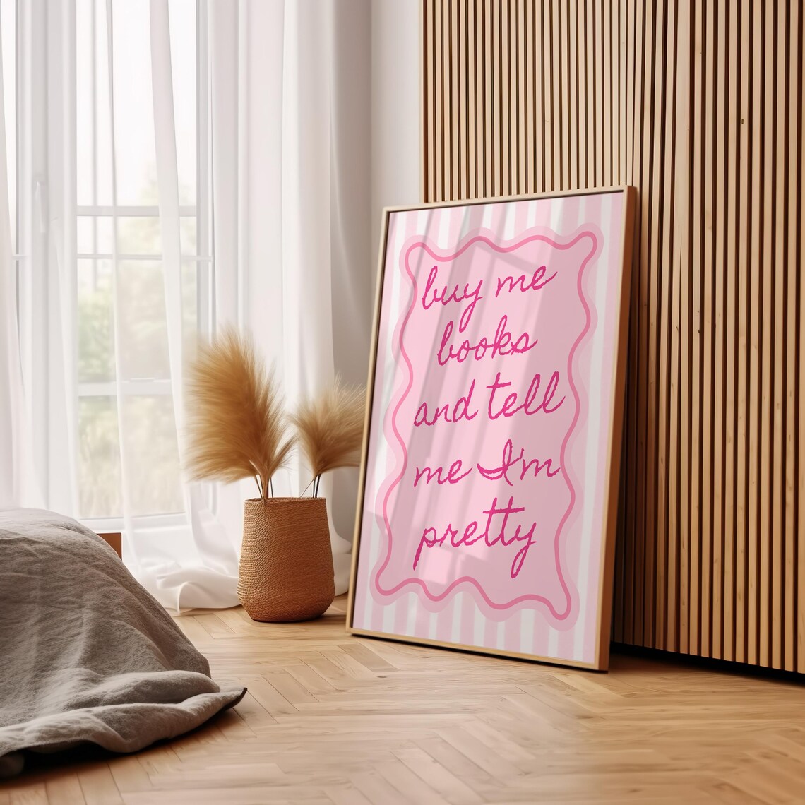 Buy Me Books and Tell Me I'm Pretty Art Print - Image 2