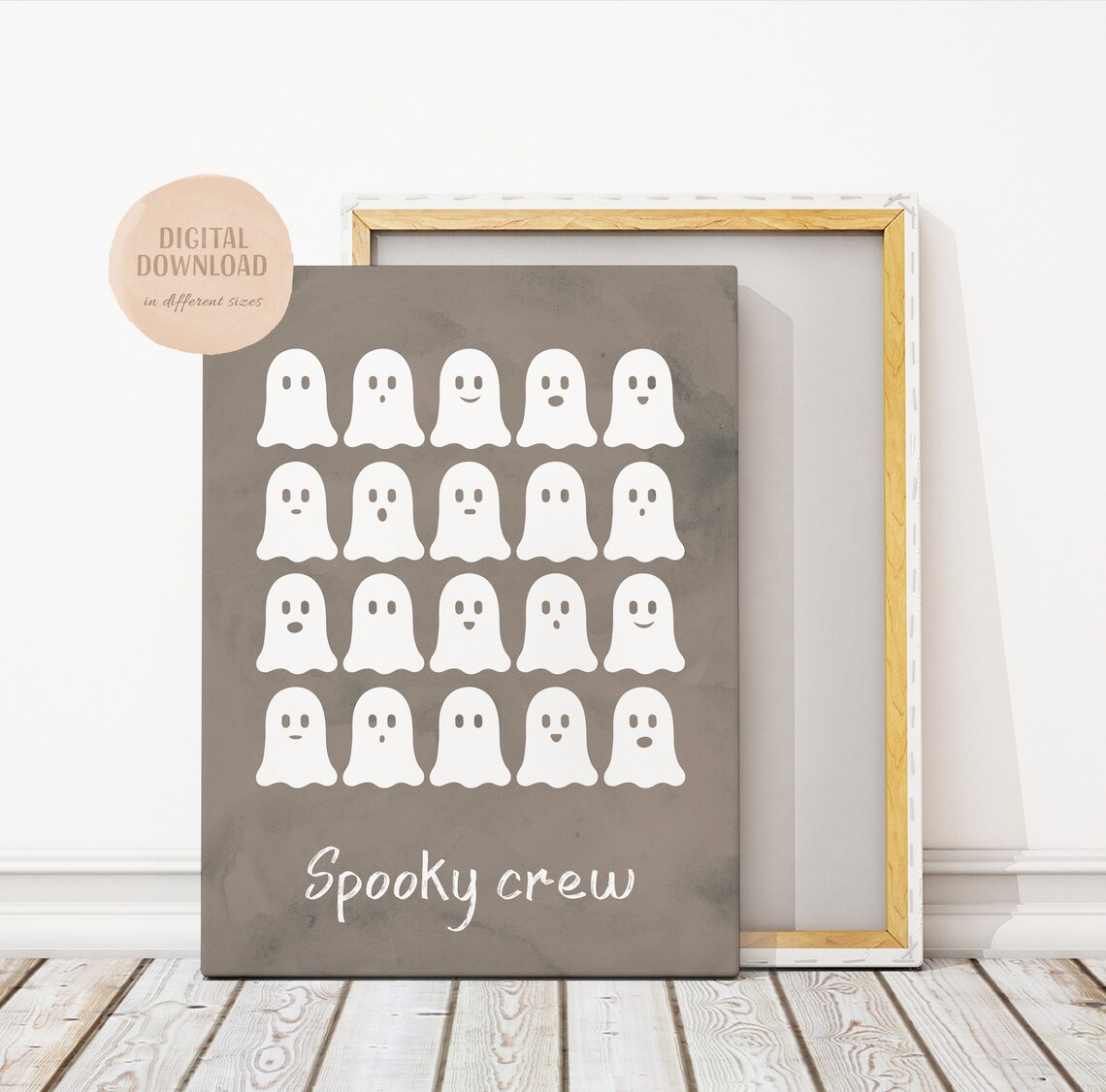 Little Ghost Halloween Nursery Print, Boo Poster - Image 3