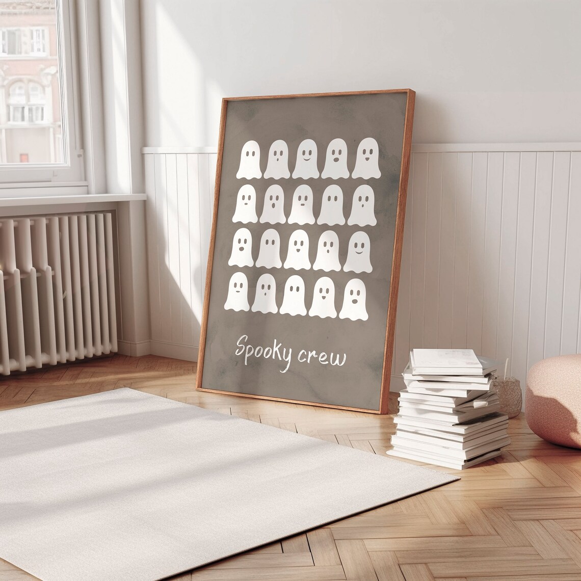 Little Ghost Halloween Nursery Print, Boo Poster - Image 4