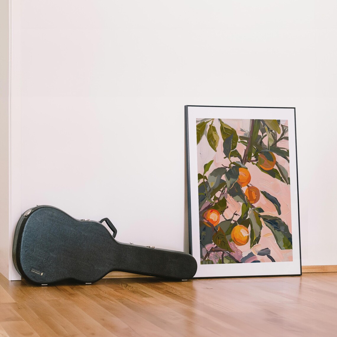 Orange Tree Springtime Botanical Art Print - Image 3