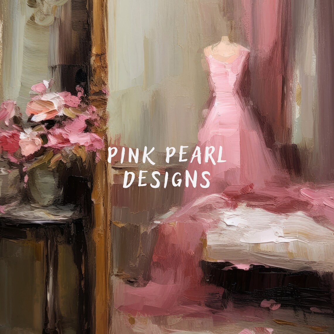Vintage Dressing Room Preppy Room Decor Poster - Image 2