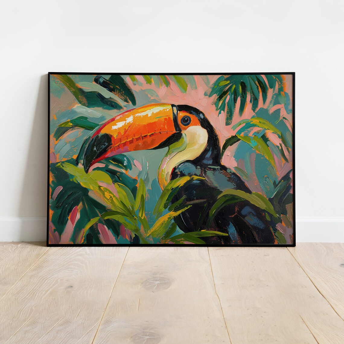 Toucan Tropical Bird Preppy Room Decor Art Print - Image 4