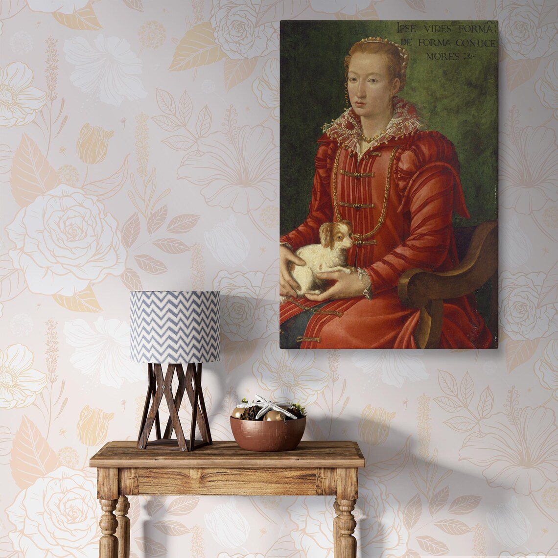 Renaissance Noblewoman Portrait, Classic Wall Decor - Image 3