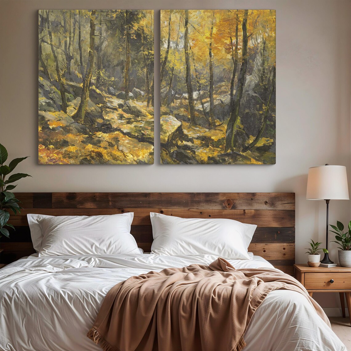 Felsenmeer 1912 Landscape Painting, Wall Art - Image 2
