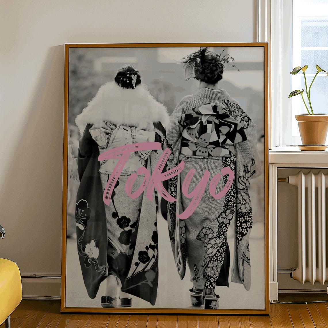 Tokyo Vintage Kimono Decor Art Print