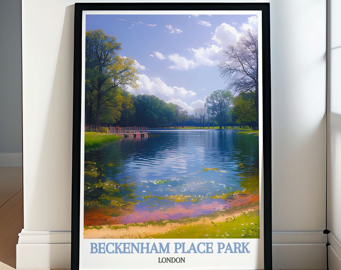 Beckenham Place Park Art Print Lush London Landscapes In Vivid Detail Bromley London Wall Art Urban Beauty Meets Natural Wonder