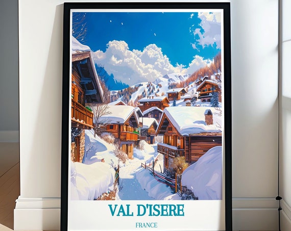 Val Disere Alpine Scenes Breathtaking Ski Resort Wall Art Collection French Alps Majesty Explore Val Disere Prints