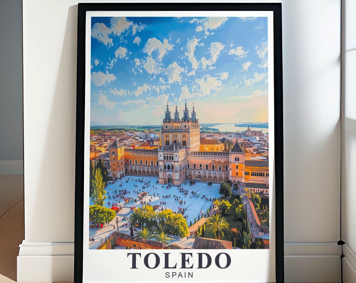 Toledo Artwork Alczar Of Toledo Travel Art Alczar Of Toledo Art Gifts And Posters Alczar Of Toledo Travel Posters
