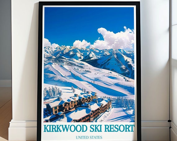 Kirkwood Ski Resort Posters Unique Kirkwood Mountain Resort Prints And Posters For Every Occasion Californias Winter Wonders