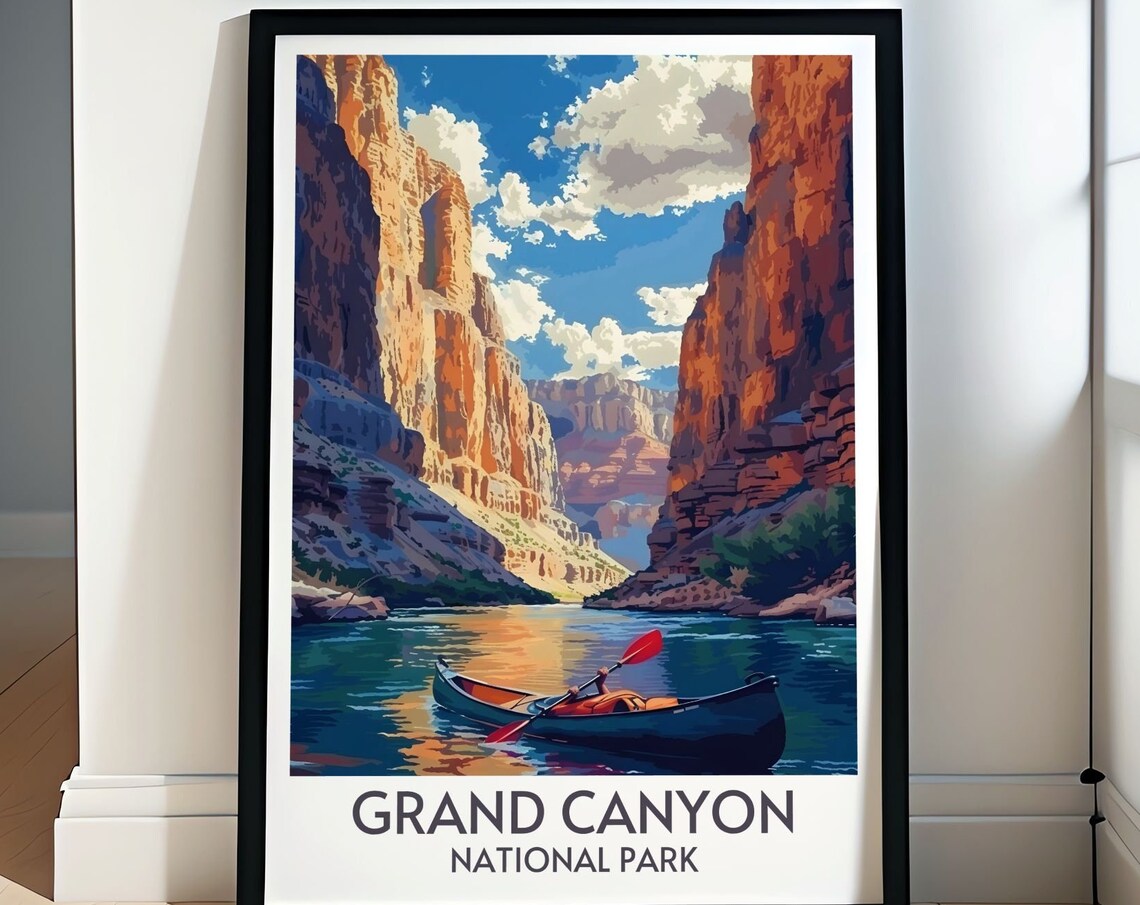 Grand Canyon National Park Art Arizona Trail And Colorado River Art Discover The Beauty Of The Arizona Trail