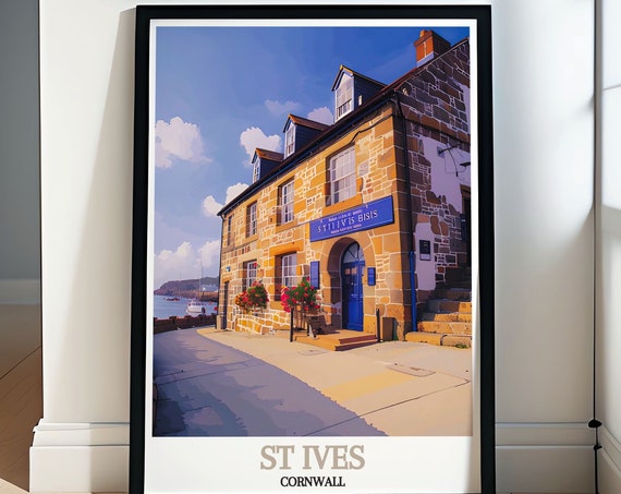 St Ives Museum Poster St Ives Art Collection Cornwall Wall Art St Ives Museum Poster St Ives Travel Print