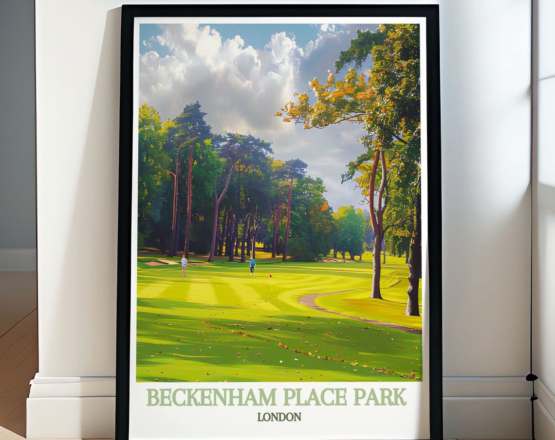 Beckenham Place Park London Golf Course Fairway Trees Poster