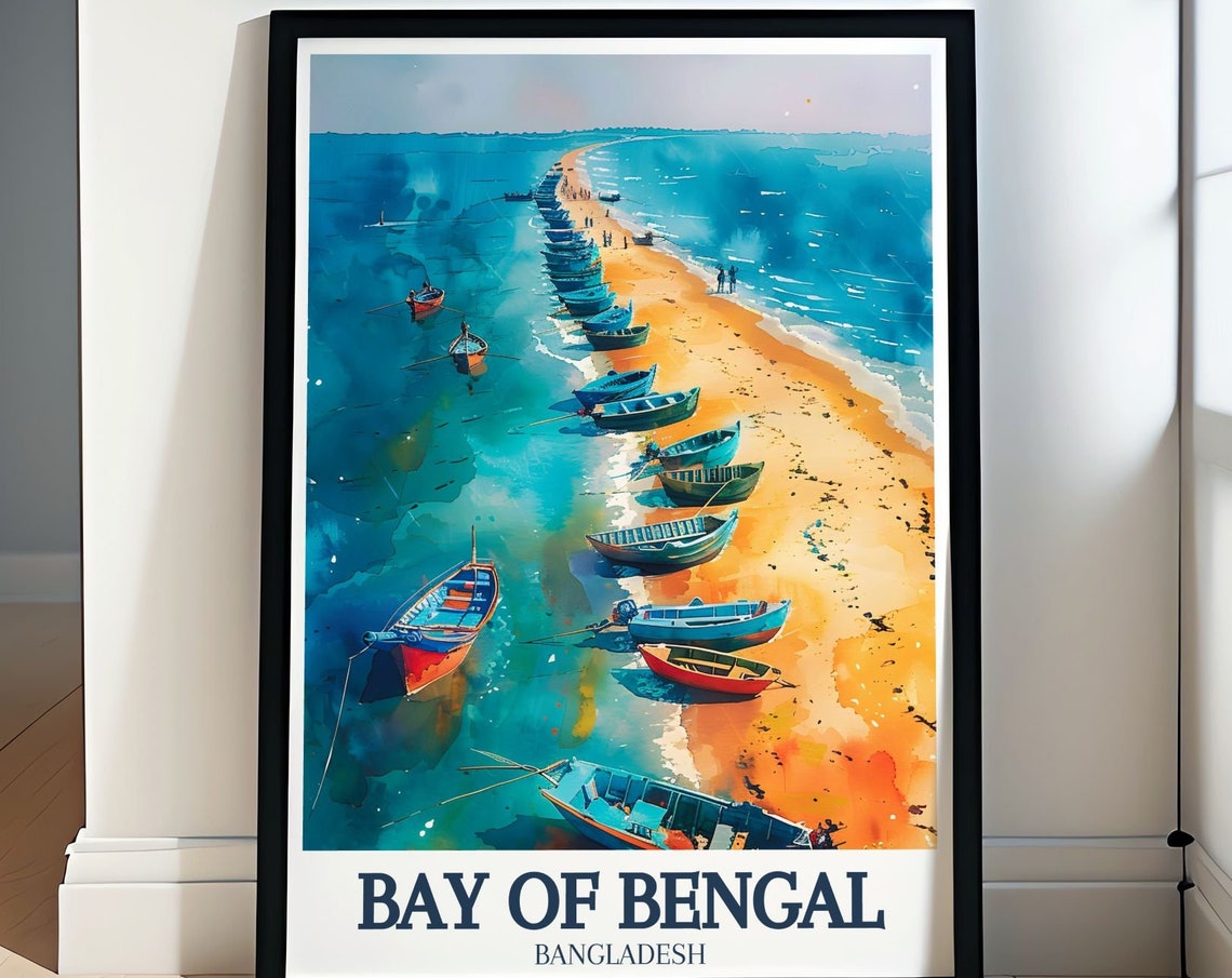 Bangladesh Travel Print Bangladesh Poster Of Buriganga River Dhaka Art Print Of Buriganga River Poster Of Buriganga River Dhaka