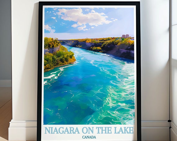 Niagaraonthelake Print Niagara River Poster Niagara River Art Niagaraonthelake Wall Art