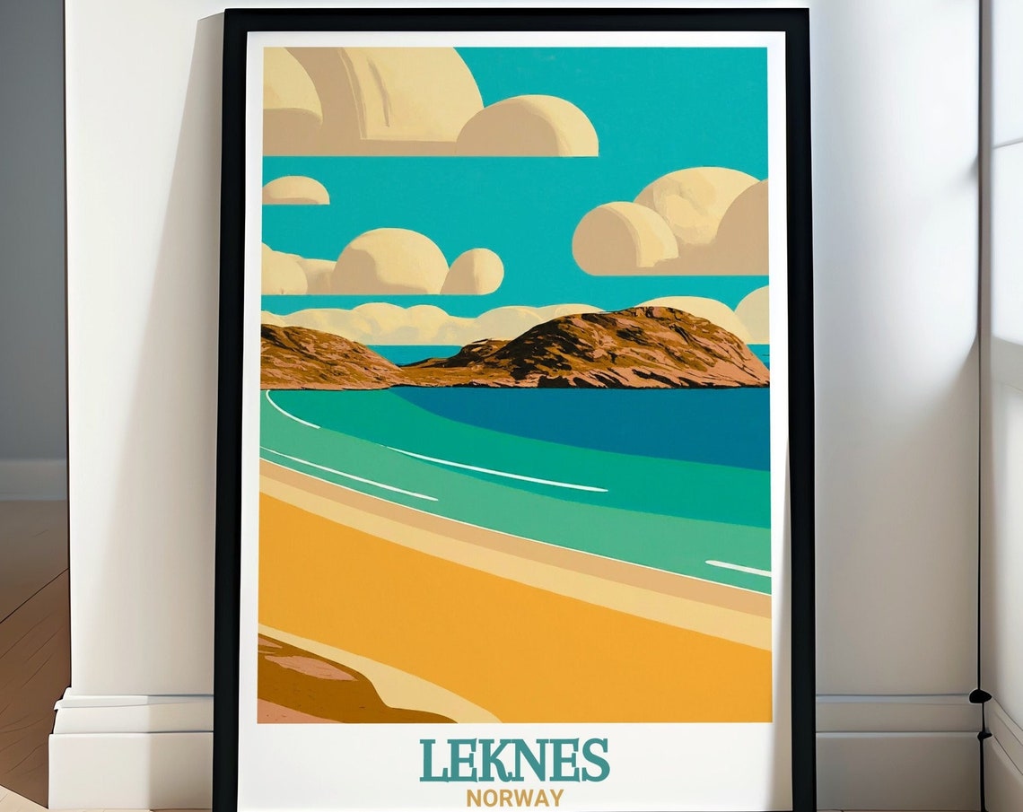 Leknes Travel Art Utakleiv Beach Art And Leknes Norway Travel Prints Lofoten Islands And Norway Fjords Art Utakleiv Beach And Leknes Art