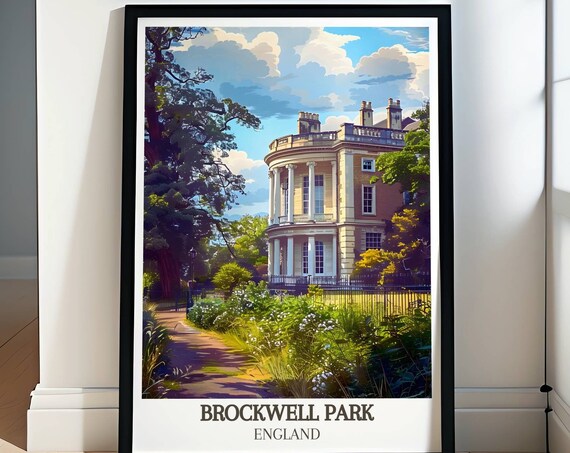 Iconic Brockwell Park Prints Brockwell Hall Art Collection Brixton And Herne Hill Captured Anniversary Gifts