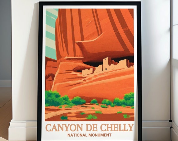 Canyon De Chelly National Monument Travel Podter Canyon De Chelly Travel Posters White House Ruin Art Collection