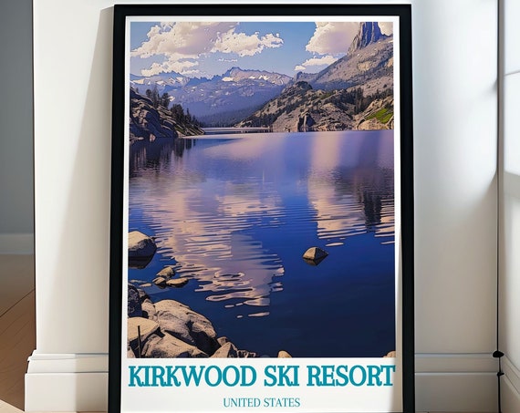 Explore Caples Lake And Kirkwood Ski Resort Journey To The Heart Of California Unique Caples Lake Prints And Heavenly Ski Area Posters