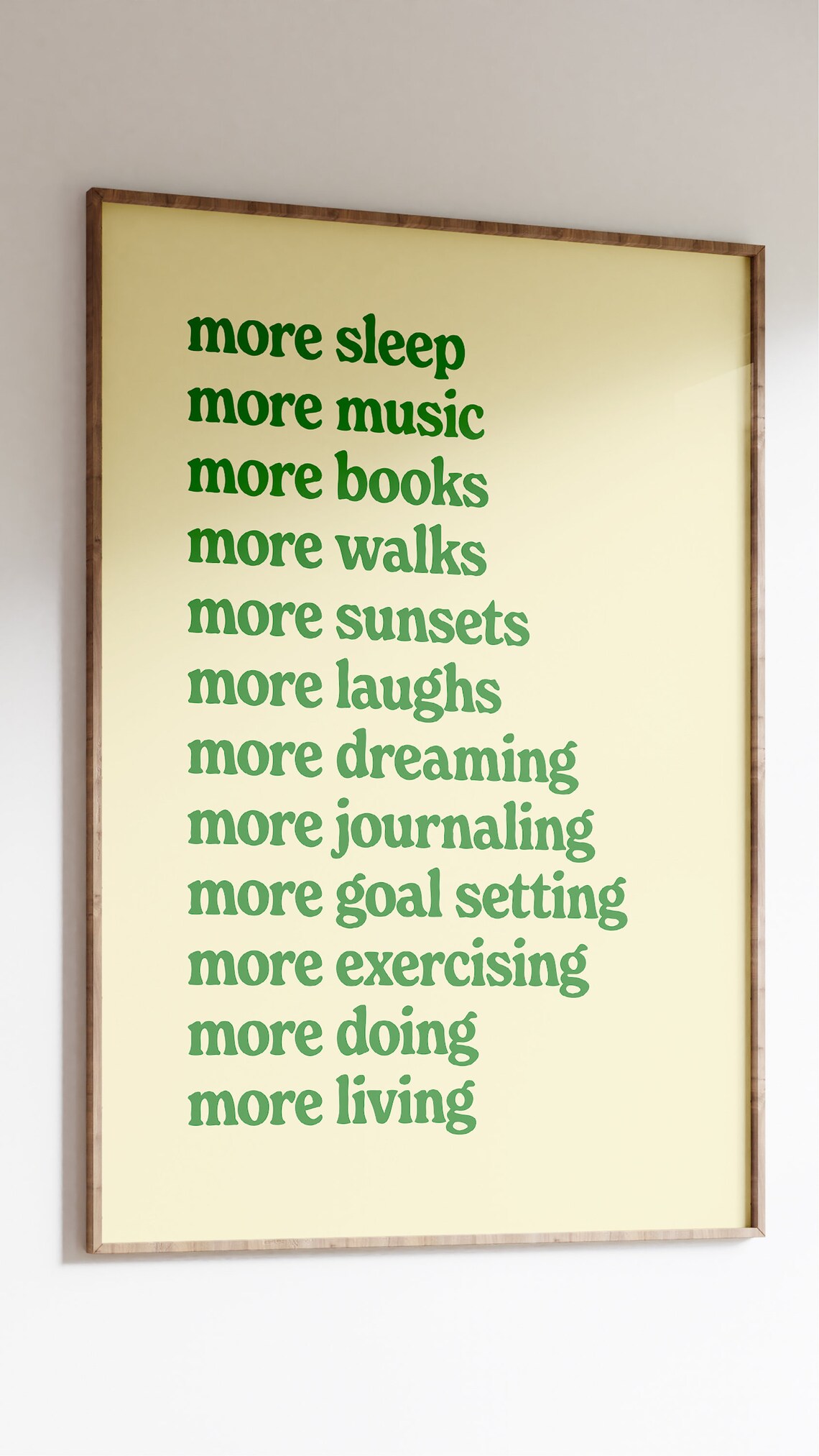 Positive Affirmations Retro 70s Aesthetic Art Print - Image 2