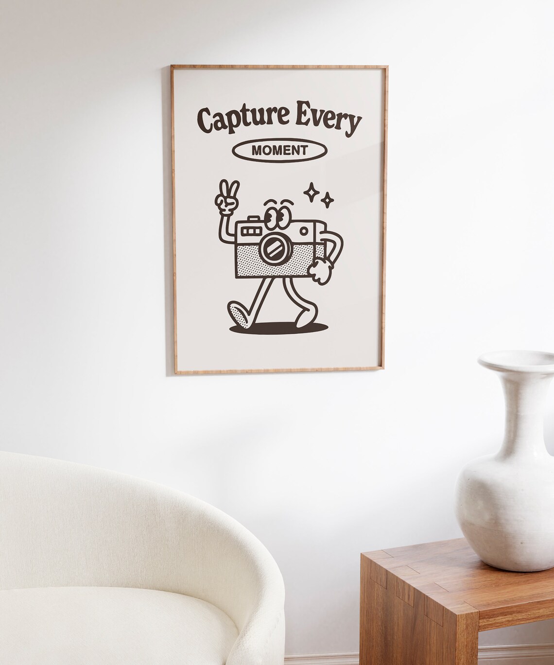 Retro Camera Art Print, Vintage Photography Quote - Image 5