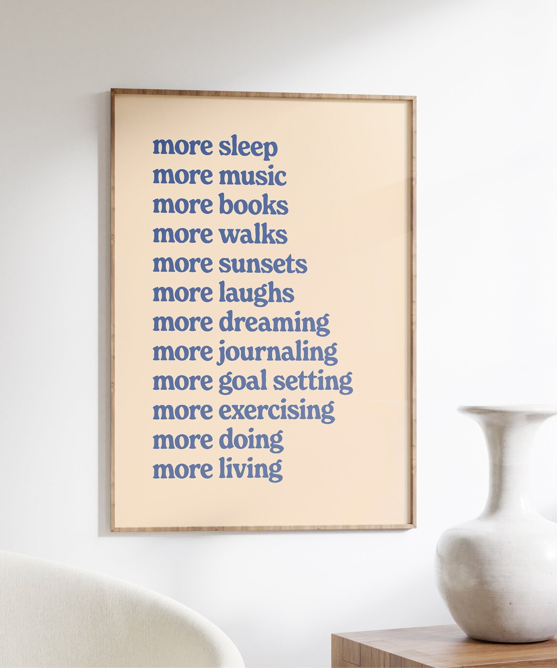 Self Care Positive Habits Retro Quote Poster - Image 6
