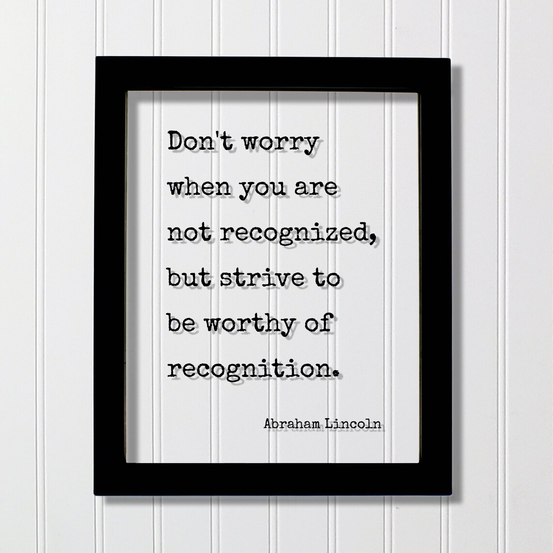 Abraham Lincoln Quote Art Print, Motivational Typography
