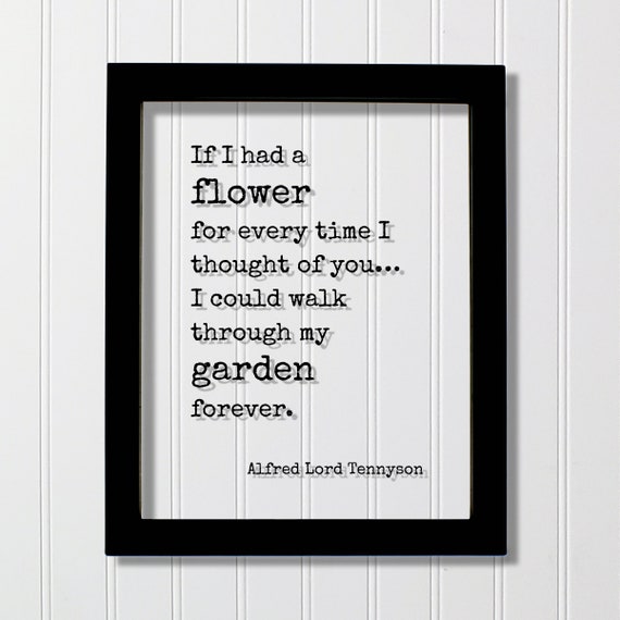 Alfred Lord Tennyson Love Quote Art Print