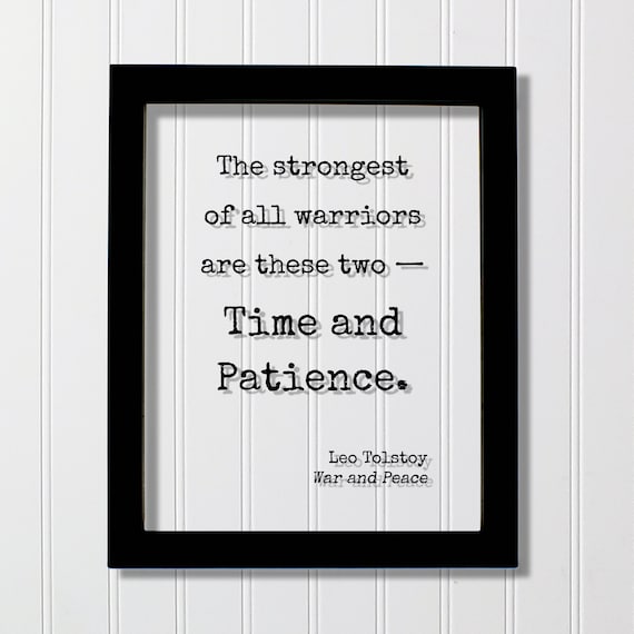 Leo Tolstoy War and Peace Minimalist Art Print