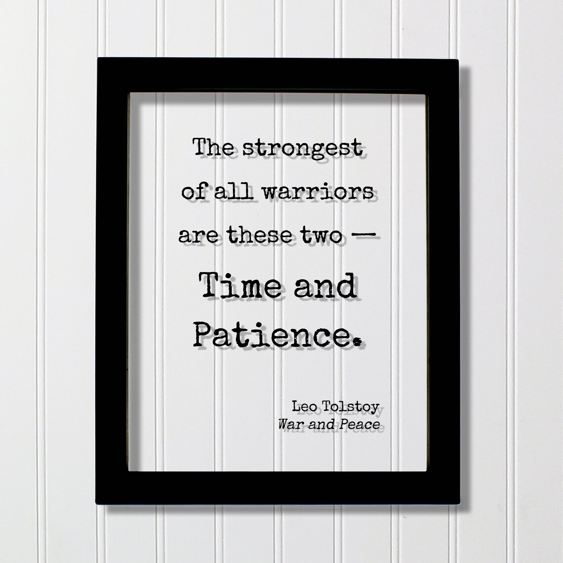 Leo Tolstoy War and Peace Minimalist Art Print