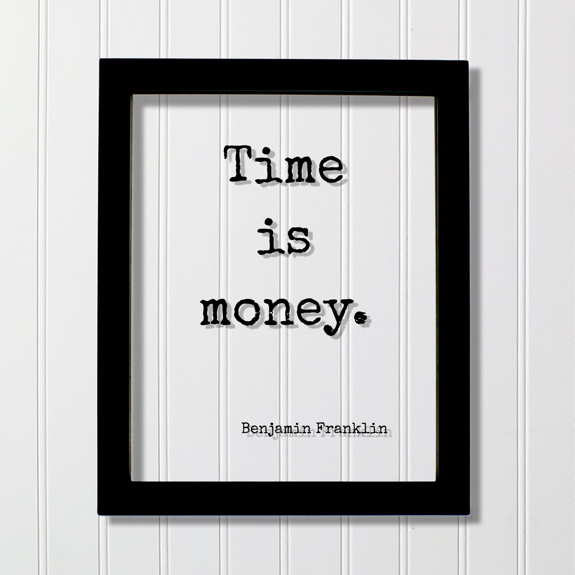 Benjamin Franklin Quote, Minimalist Wall Art Print