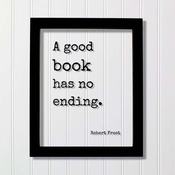 Robert Frost Quote Art Print, Bibliophile Verse