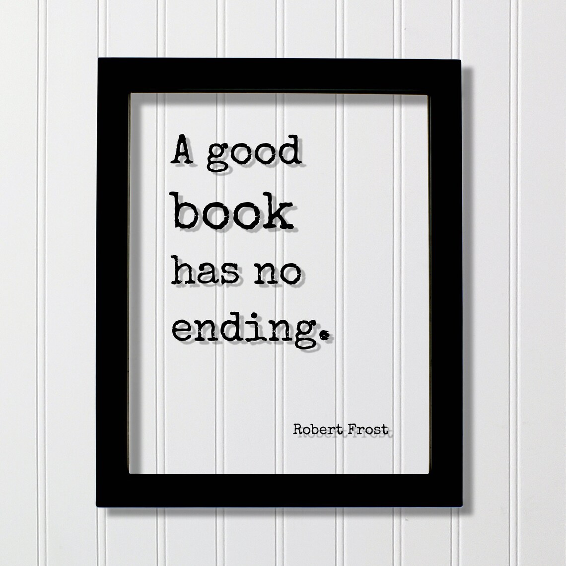 Robert Frost Quote Art Print, Bibliophile Verse