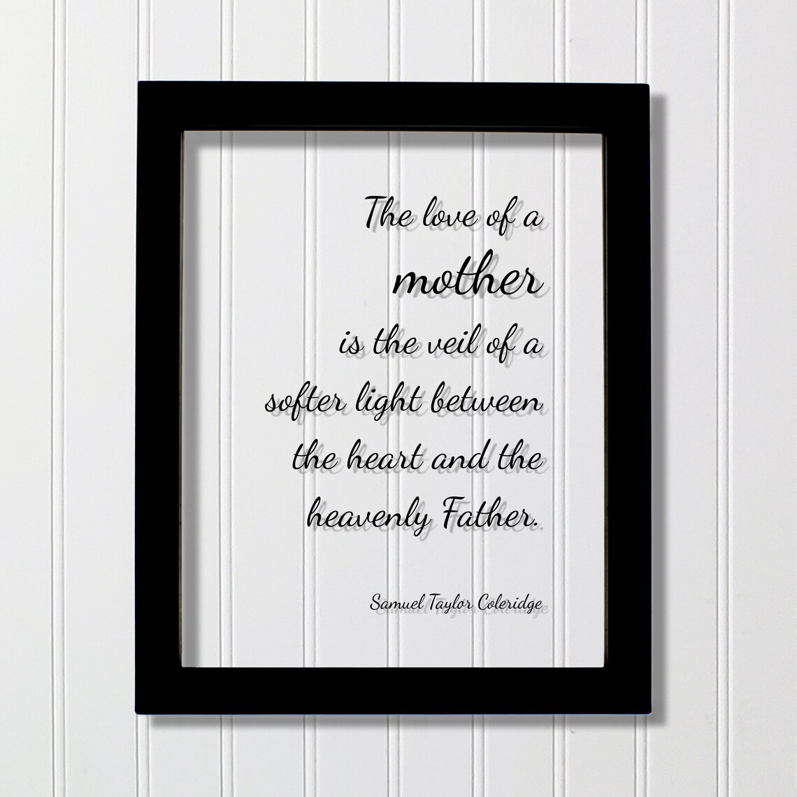 Samuel Taylor Coleridge Mother's Day Quote Poster
