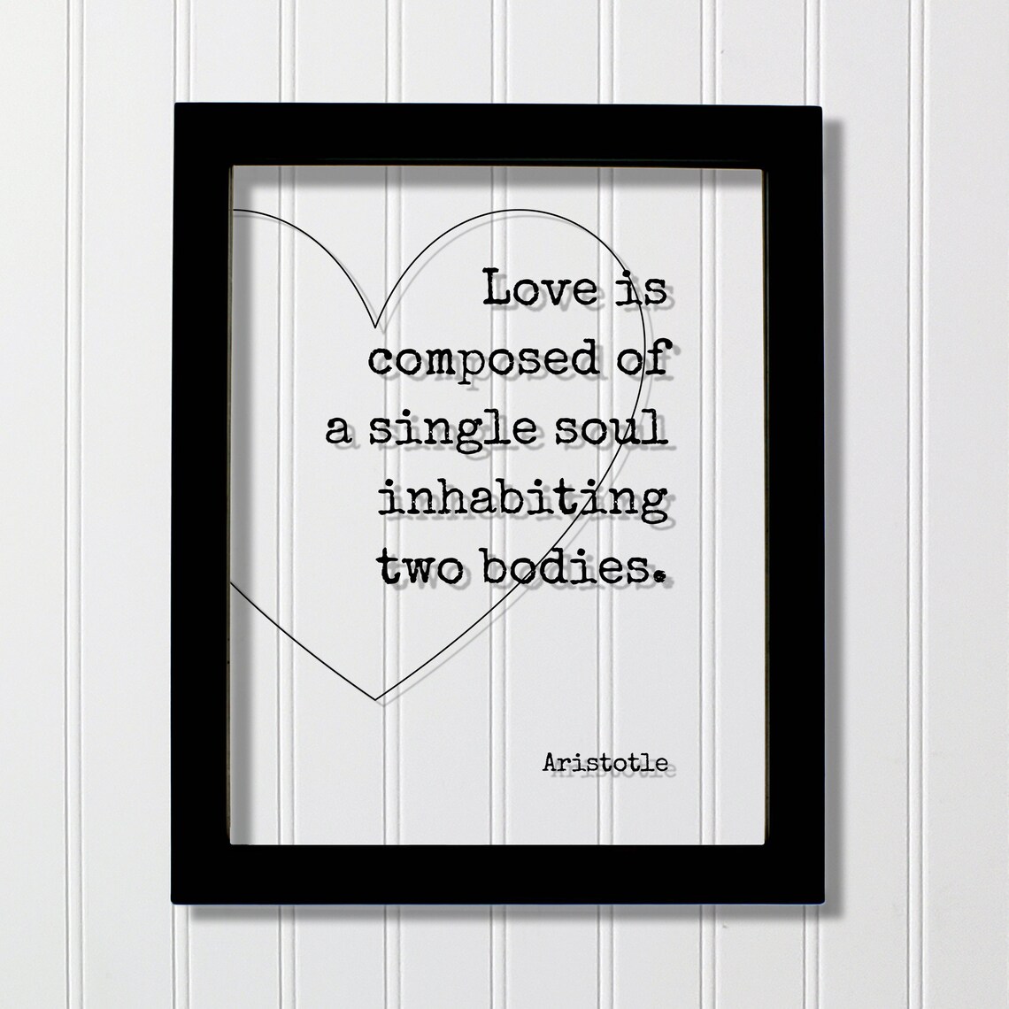 Aristotle Love Quote Art Print, Wedding Gift