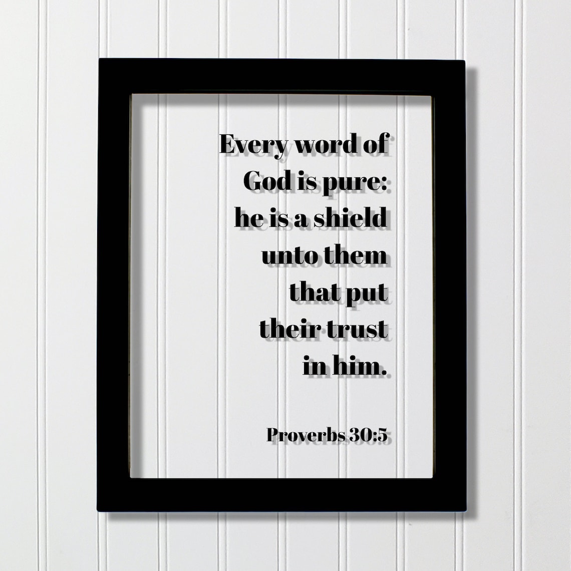 Proverbs 30:5 Every Word Of God Is Pure Bible Verse Quote Poster